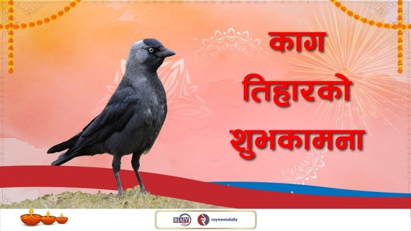 नेपालीहरूको दोस्रो ठूलो चाड तिहार आजदेखि सुरु, आज काग तिहार